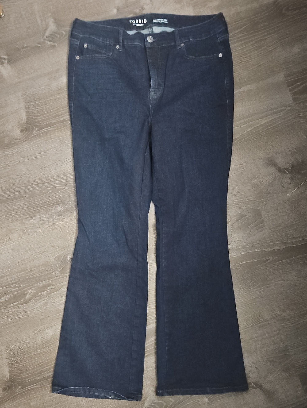 torrid Dark Indigo Flare Jeans Sz 16R/20R
